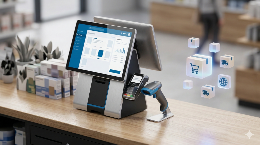 واجهة برنامج كاشير سحابي للمحلات التجارية في مصر ونقاط البيع