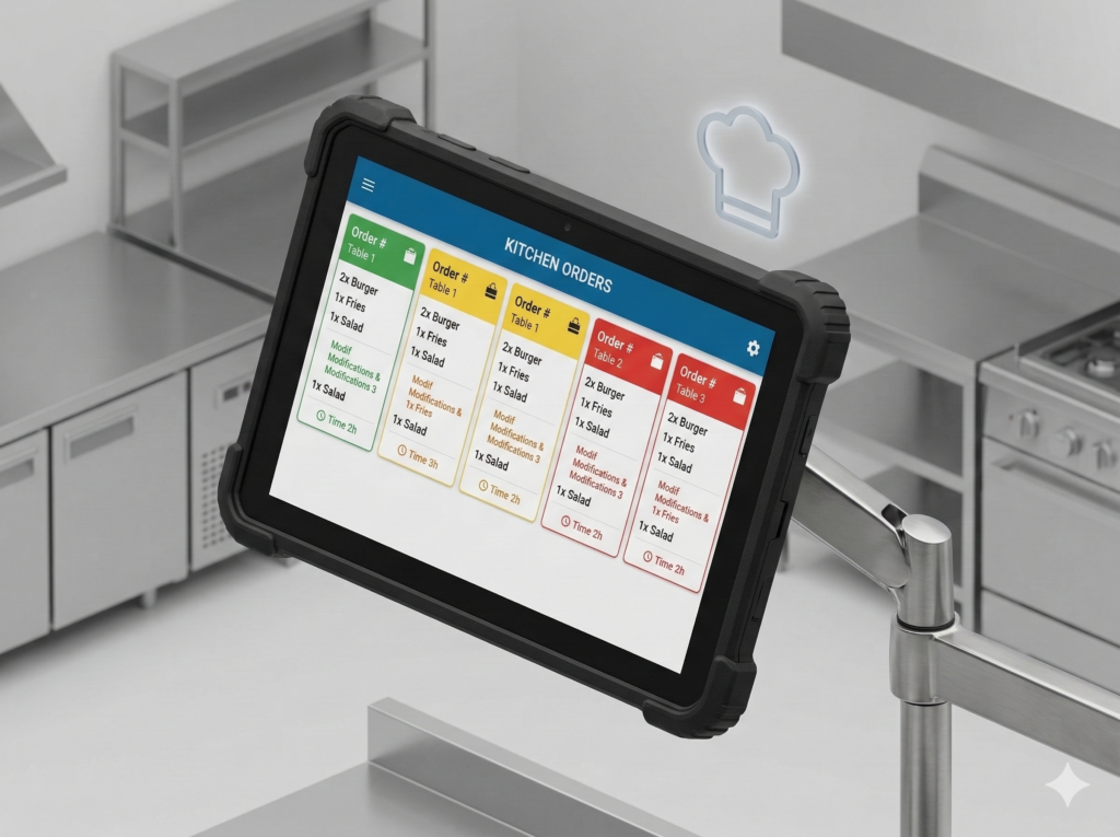شاشة المطبخ الذكية KDS لتنظيم طلبات المطاعم