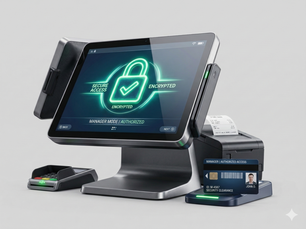 نظام حماية وصلاحيات المستخدمين في كاشير المطاعم